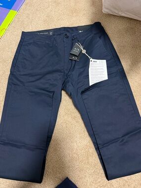 Armani Exchange Men's Dark Navy Pants